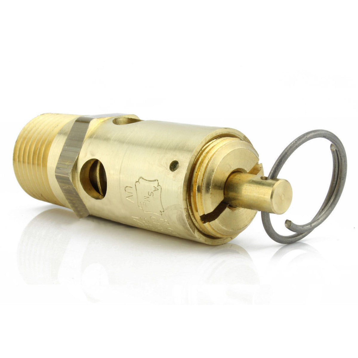 125 PSI 1/2" Male NPT Air Compressor Pressure Relief Safety Pop Off Valve(125 Psi 1 2 Male Npt Air Compressor Pressure Relief Safety Pop Off Valve)