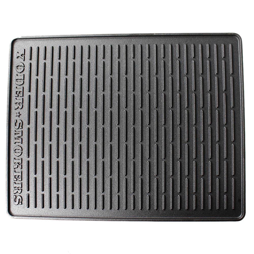 Yoder Cast Iron Two-Sided Griddle For YS640 YS480 Pellet Smokers YS-1060-02(Cast Iron Yoder Griddle For Ys640 Ys480 Pellet Smokers Ys 1060 02)
