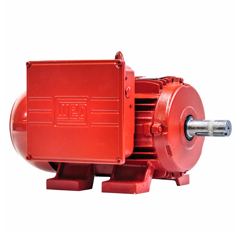 5 HP Single Phase Farm Duty Electric Motor 1730 RPM W213/5T Frame 230V TEFC WEG(5 Hp Electric Motor W215t Frame 1730 Rpm 1 Phase Weg Farm Duty Air Compressor)