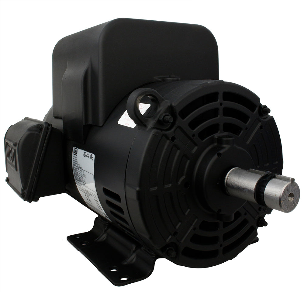  5 HP Single Phase Electric Motor 3450 RPM 182/4T Frame 208-230V ODP WEG(Rolled Steel 5 Hp 4p 182 4t 1ph 208 230 V 60 Hz Ic01 Odp Foot Mounted)