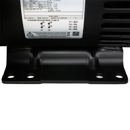  5 HP Single Phase Electric Motor 3450 RPM 182/4T Frame 208-230V ODP WEG(Rolled Steel 5 Hp 4p 182 4t 1ph 208 230 V 60 Hz Ic01 Odp Foot Mounted)