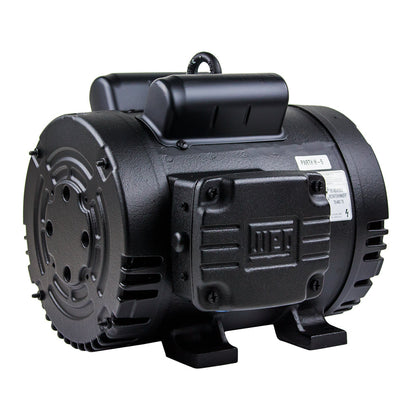  5 HP Single Phase Electric Motor 1750 RPM 184T Frame 208-230V ODP WEG(5 Hp Air Compressor Duty Electric Motor 184t 1745 Rpm 1 Phase Manual Overload)