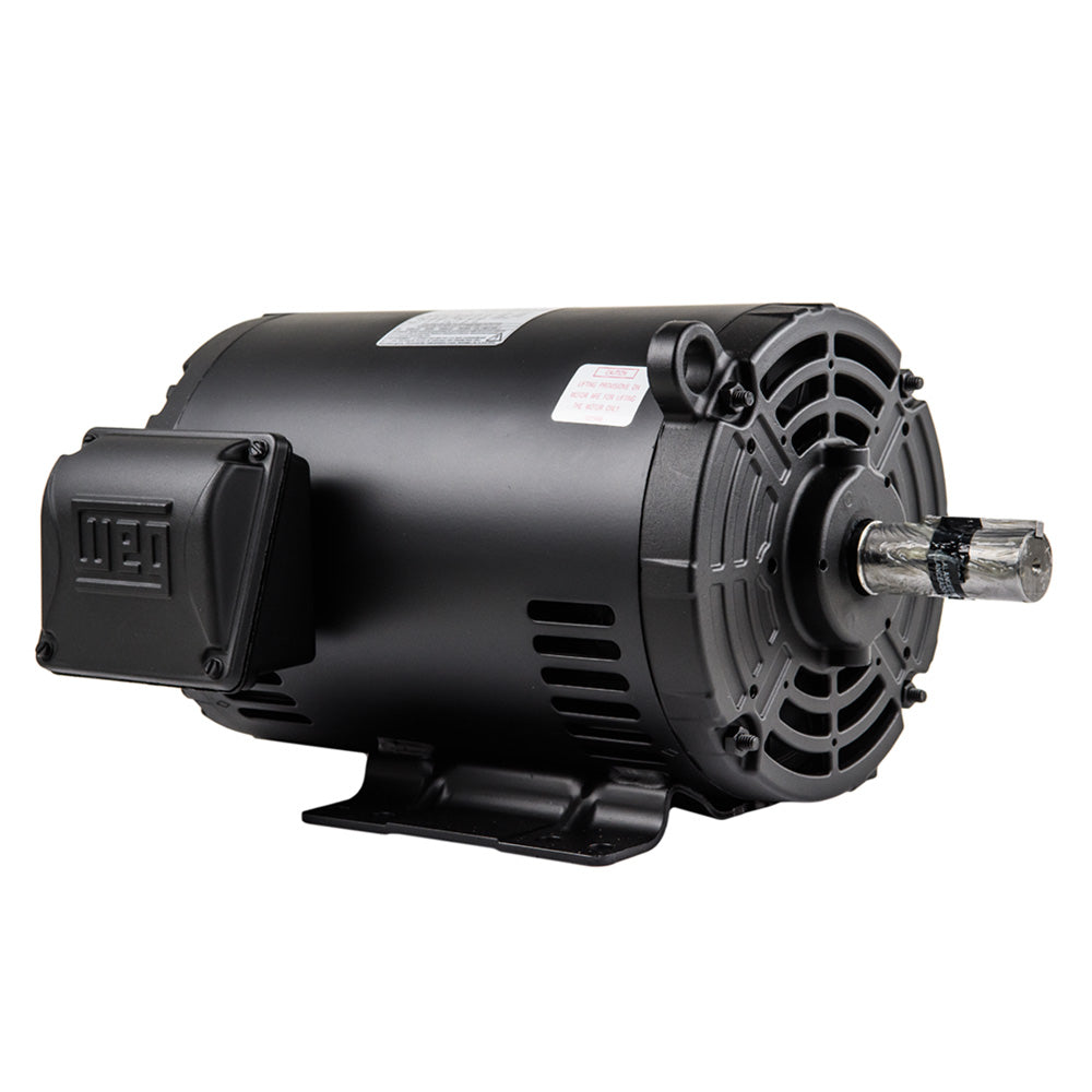 5 HP 3 Phase Electric Motor 1760 RPM 182/4T Frame 230/460V ODP WEG 00518OT3E184T-S(5 Hp 3 Phase Air Compressor Duty Electric Motor 182 4t Frame 1760 Rpm 3ph Weg)