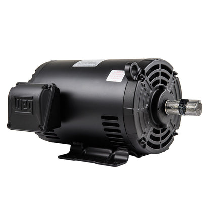  5 HP 3 Phase Electric Motor 1760 RPM 182/4T Frame 230/460V ODP WEG 00518OT3E184T-S(5 Hp 3 Phase Air Compressor Duty Electric Motor 182 4t Frame 1760 Rpm 3ph Weg)