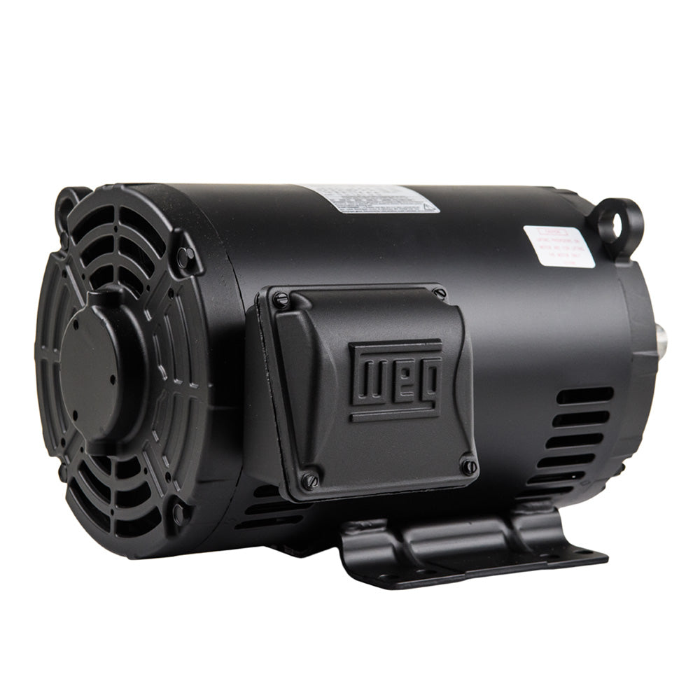  5 HP 3 Phase Electric Motor 1760 RPM 182/4T Frame 230/460V ODP WEG 00518OT3E184T-S(5 Hp 3 Phase Air Compressor Duty Electric Motor 182 4t Frame 1760 Rpm 3ph Weg)