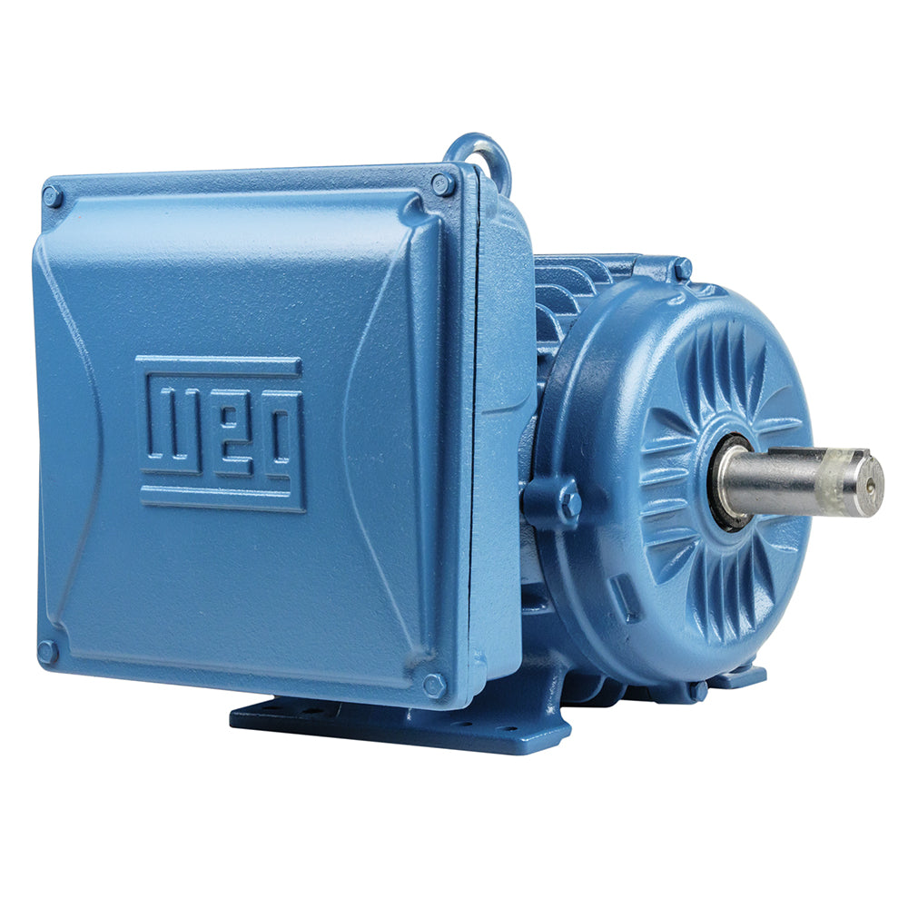  5 HP Single Phase Electric Motor 3515 RPM 184T Frame 115/208-30V TEFC WEG(5hp Electric Motor 184t Frame 3600 Rpm Single Phase Weg Farm Duty Air Compressor)