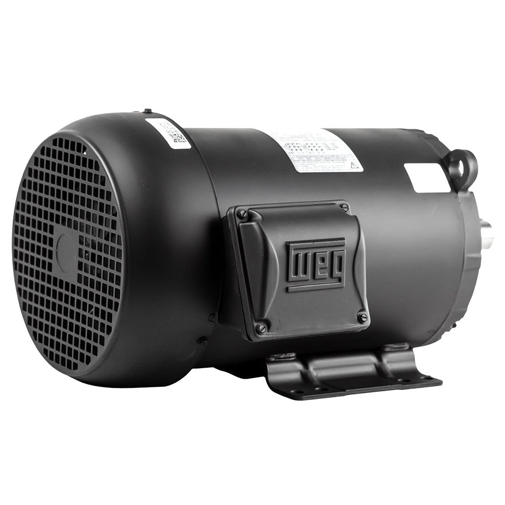  5 HP 3 Phase Electric Motor 3500 RPM 182/4T Frame 230/460V TEFC WEG(5hp Electric Motor 184t Frame 3600 Rpm Three Phase Weg Farm Duty Tefc Enclosed)