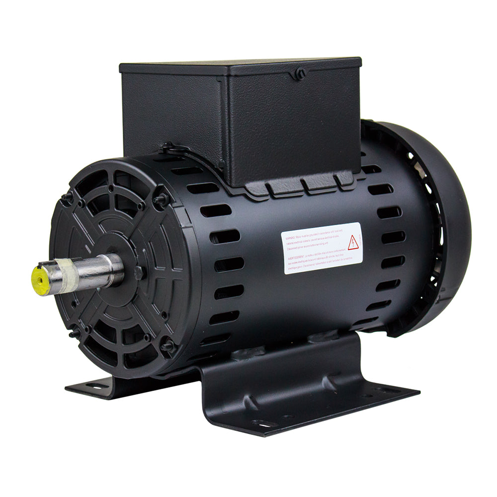  5 HP Single Phase Electric Motor 3465 RPM W182/4Y Frame 208-230V ODP WEG(5 Hp Air Compressor Duty Electric Motor W182 4y Frame 3465 Rpm Single Phase Weg)