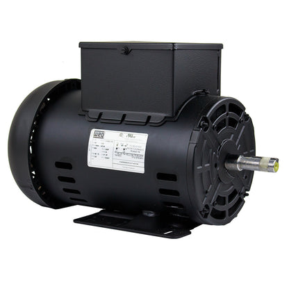  5 HP Single Phase Electric Motor 3440 RPM 56H Frame 230V ODP WEG(5 Hp Air Compressor Duty Electric Motor 56h Frame 3440 Rpm Single Phase Weg New)