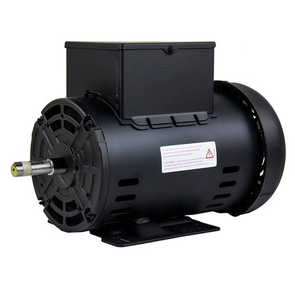  5 HP Single Phase Electric Motor 3440 RPM 56H Frame 230V ODP WEG(5 Hp Air Compressor Duty Electric Motor 56h Frame 3440 Rpm Single Phase Weg New)