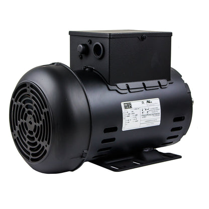  5 HP Single Phase Electric Motor 3440 RPM 56HZ Frame 230V ODP WEG 00536OS1DCD56HZ-S(5 Hp Air Compressor Electric Motor 56hz Frame 3440 Rpm Single Phase Weg New)