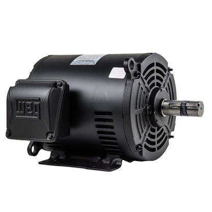  7.5 HP 3 Phase Electric Motor 1770 RPM 213/5T Frame 230/460V ODP WEG 00718OT3E213T-S(7 5 Hp 3 Phase Air Compressor Duty Electric Motor 213 5t Frame 1770 Rpm 3ph Weg)