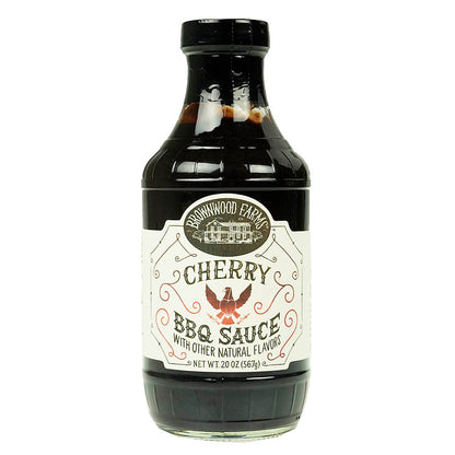  Brownwood Farms Sweet & Tangy Cherry BBQ Sauce Gluten Free Farm Fresh 20 Oz(Brownwood Farms Cherry Bbq Sauce 20 Oz)