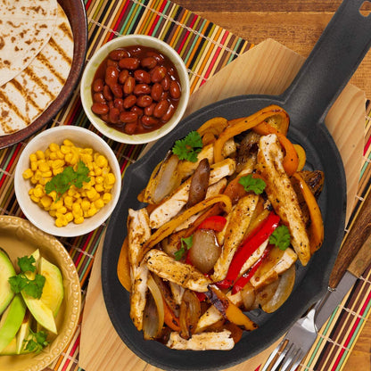  Mr Bar-B-Q Cast Iron Fajita Skillet And Platter Set 06108Y(Mr Bbq Cast Iron Fajita Platter Set 06108y)