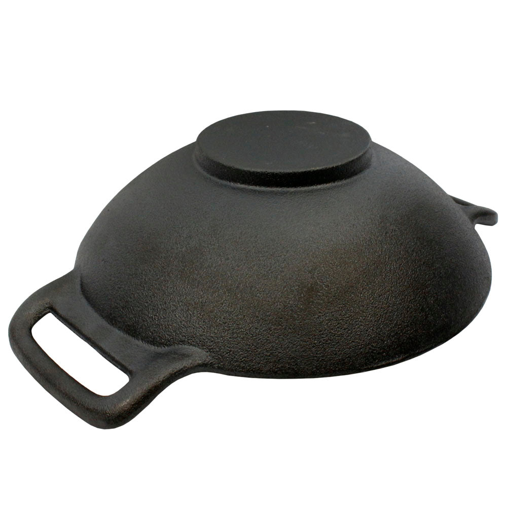  Mr Bar-B-Q 10" Cast Iron Pre Seasoned Curved Wok Outdoor And Indoor Use 08124Y(Mr Bar B Q 10 Cast Iron Wok)