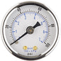  1/8" NPT Air Pressure Gauge 0-100 PSI Back Mount 1.5" Face Black Steel Case(1 8 Npt 0 100 Psi Air Pressure Gauge Center Back Mount With 1 5 Face)