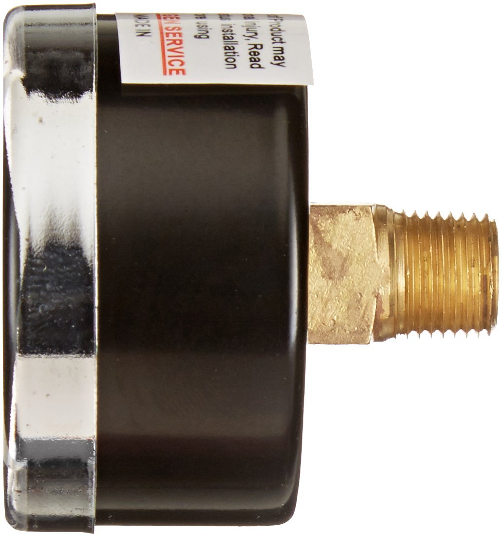  1/8" NPT 0-200 PSI Air Pressure Gauge Center Back Mount With 1.5" Face(1 8 Npt 0 200 Psi Air Pressure Gauge Center Back Mount With 1 5 Face)