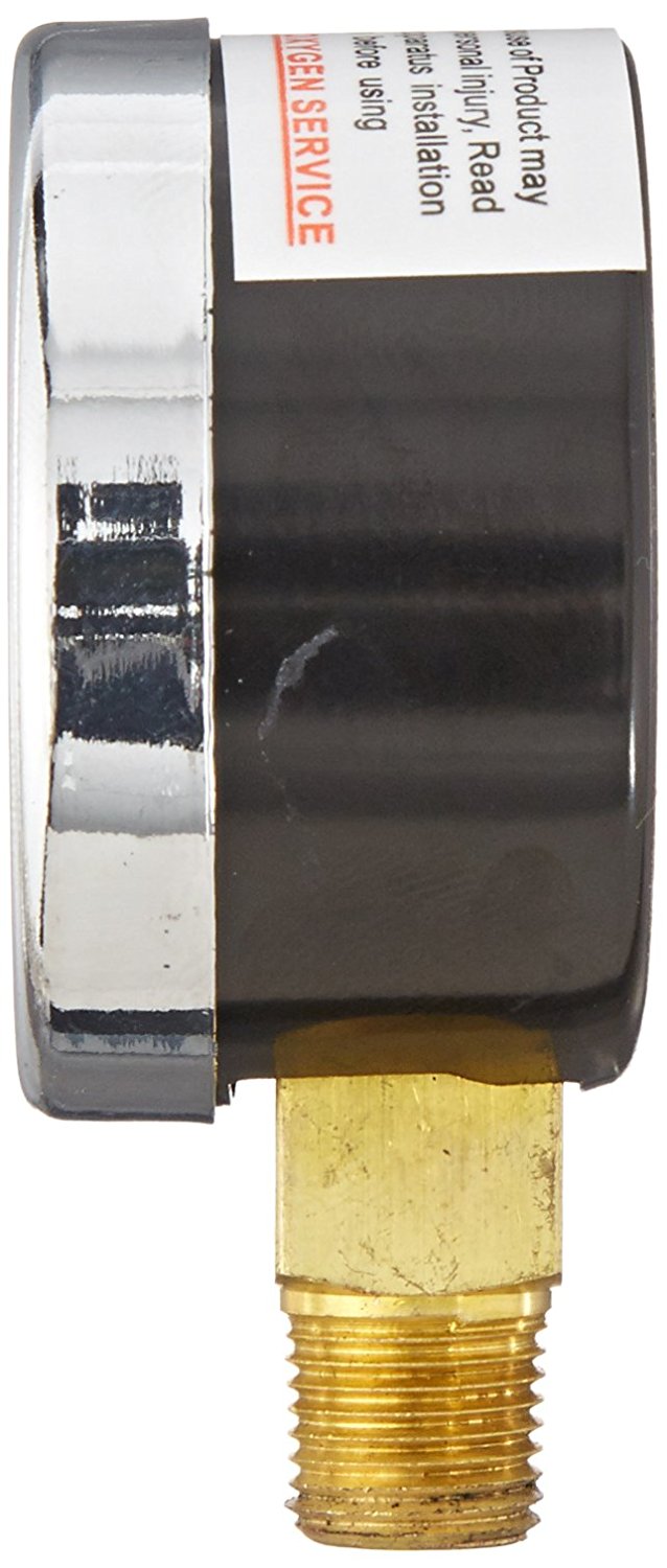  1/8" NPT 0-30 PSI Air Compressor / Hydraulic Pressure Gauge Lower Side Mount With 1.5" Face(1 8 Npt 0 30 Psi Air Compressor Hydraulic Pressure Gauge Lower Side Mount With 1 5 Face)