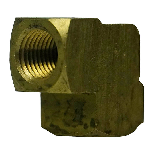  Brass 1/4" Female National Pipe Thread Female Barstock 90 Degree Elbow 100SC(Brass 1 4 Barstock Female Elbow 100sc)