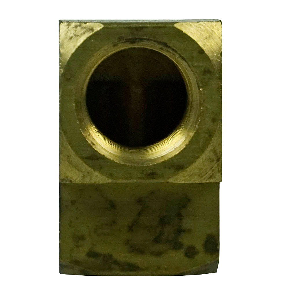  Brass 1/4" Female National Pipe Thread Female Barstock 90 Degree Elbow 100SC(Brass 1 4 Barstock Female Elbow 100sc)