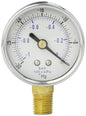  1/4" NPT 0 To -30 PSI Vacuum Air Pressure Gauge Lower Side Mount With 2" Face 101D-204A(1 4 Npt 0 To 30 Psi Vacuum Air Pressure Gauge Lower Side Mount With 2 Face)