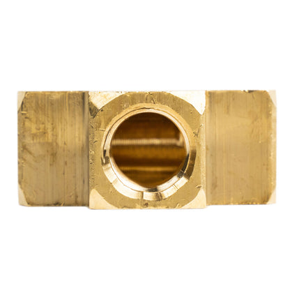  1/4" FNPT Brass Tee Pipe Fitting .25" T-Fitting Solid Brass Connector(1 4 Fnpt Brass Tee Pipe Fitting 25 T Fitting Solid Brass Connector)