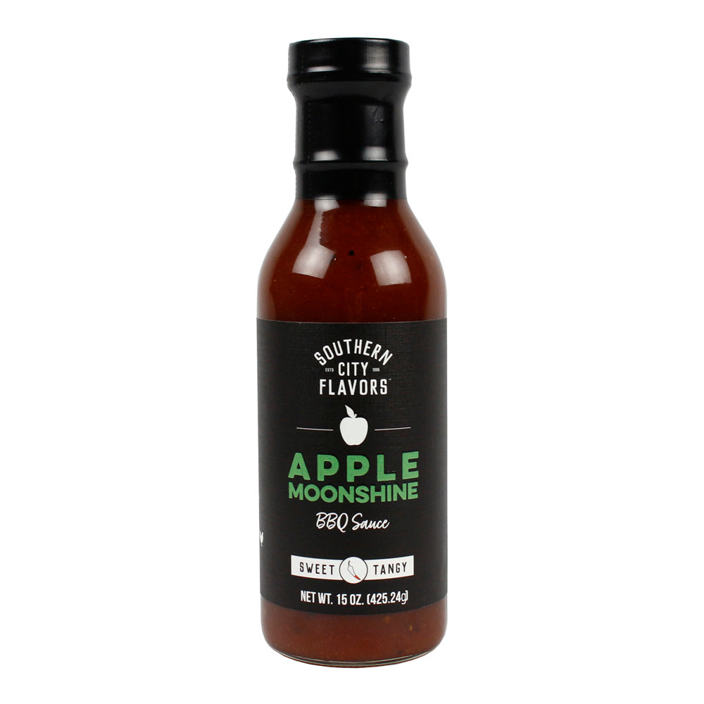  Southern City Flavors Apple Moonshine Sweet And Tangy BBQ Sauce With Honey15oz(Southern City Flavors Apple Moonshine Bbq Sauce)