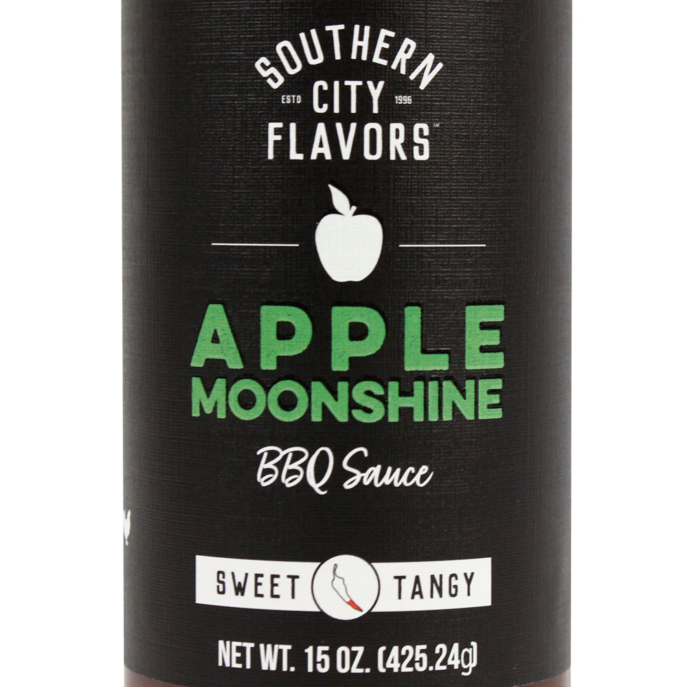  Southern City Flavors Apple Moonshine Sweet And Tangy BBQ Sauce With Honey15oz(Southern City Flavors Apple Moonshine Bbq Sauce)