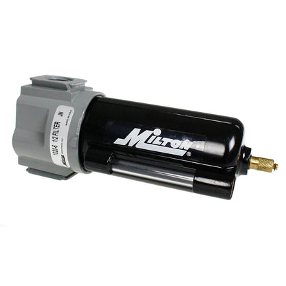  Milton 1/2" NPT Metal Micro Filter 40 Micron 250 PSI Maximum 48 SCFM 1020-6(1 2 Npt Metal Micro Filter Automatic Overnight Drain 40 Micron 250 Psi Max 48 Scfm Milton 1020 6)