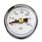  1/8" MNPT Mini / Micro Air Pressure Gauge 0-300 PSI 1" Face CBM Center Back Mount(1 8 Mnpt Mini Micro Air Pressure Gauge 0 300 Psi 1 Face Cbm Center Back Mount)