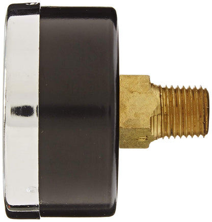  1/4" NPT Air Pressure Gauge 0-300 PSI Back Or Rear Center Mount 2" Face 102D-204H(Quality 1 4 Npt Air Pressure Gauge 0 300 Psi Back Rear Center Mount 2 Face)