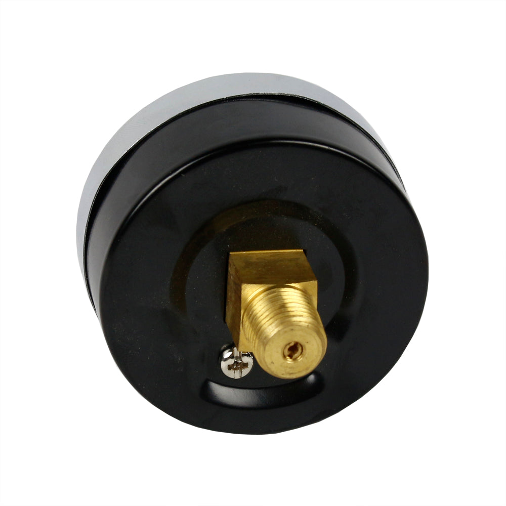  200 PSI 14 BAR 1/4" Male NPT Center Back Mount Steel Case 2.5" Gauge, Black(2 5 0 200 Psi 1 4 Nptm Cbm Black Steel Case Gauge)