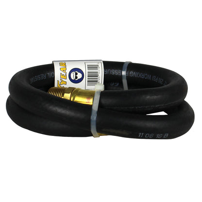  Goodyear 3' X 1/2" Rubber Air Hose Whip 250 PSI USA Made 1/2" NPT 10314(Goodyear 3 X 1 2 Rubber Air Hose Whip 250 Psi Usa Made 1 2 Npt Lead In Hose)