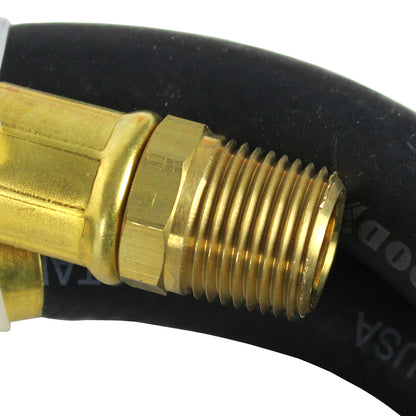  Goodyear 3' X 1/2" Rubber Air Hose Whip 250 PSI USA Made 1/2" NPT 10314(Goodyear 3 X 1 2 Rubber Air Hose Whip 250 Psi Usa Made 1 2 Npt Lead In Hose)