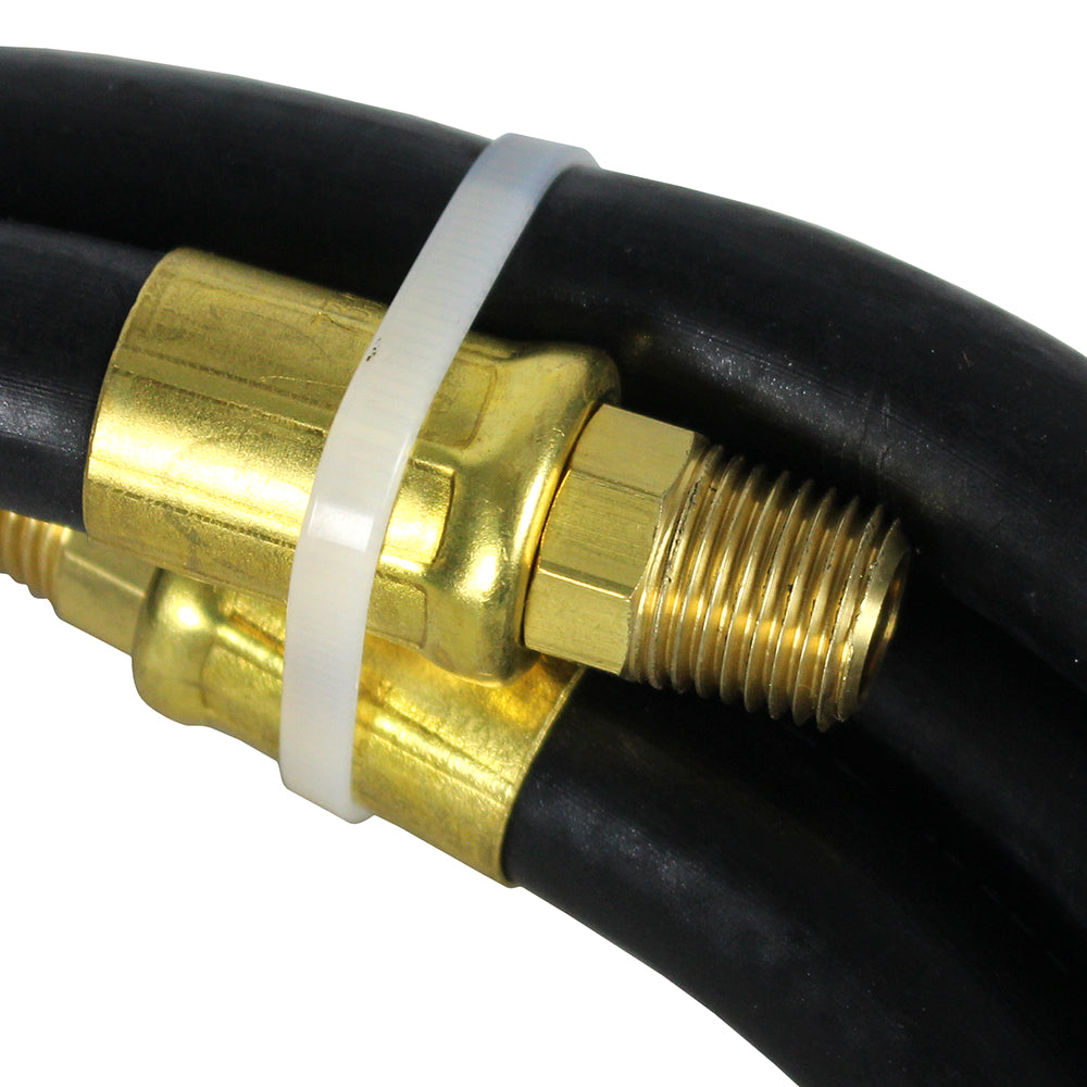  Goodyear 6' X 3/8" Rubber Air Hose Whip 250 PSI 1/4" NPT USA Made 10324(Goodyear 6 X 3 8 Rubber Air Hose Whip 250 Psi Usa Made 1 4 Npt Lead In Hose 1)