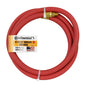  Continental Rubber Air Hose 6 Feet X 3/8 Inch 250 PSI Oil-Resistant Red 10370(Continental 6 X 3 8 Red Whip Hose)