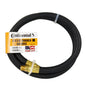  Continental Air Hose 3/8 Inch MNPT Fittings 250 PSI Oil-Resistant Rubber 3 Ft(Continental 3 X 3 8 Black Whip Hose)