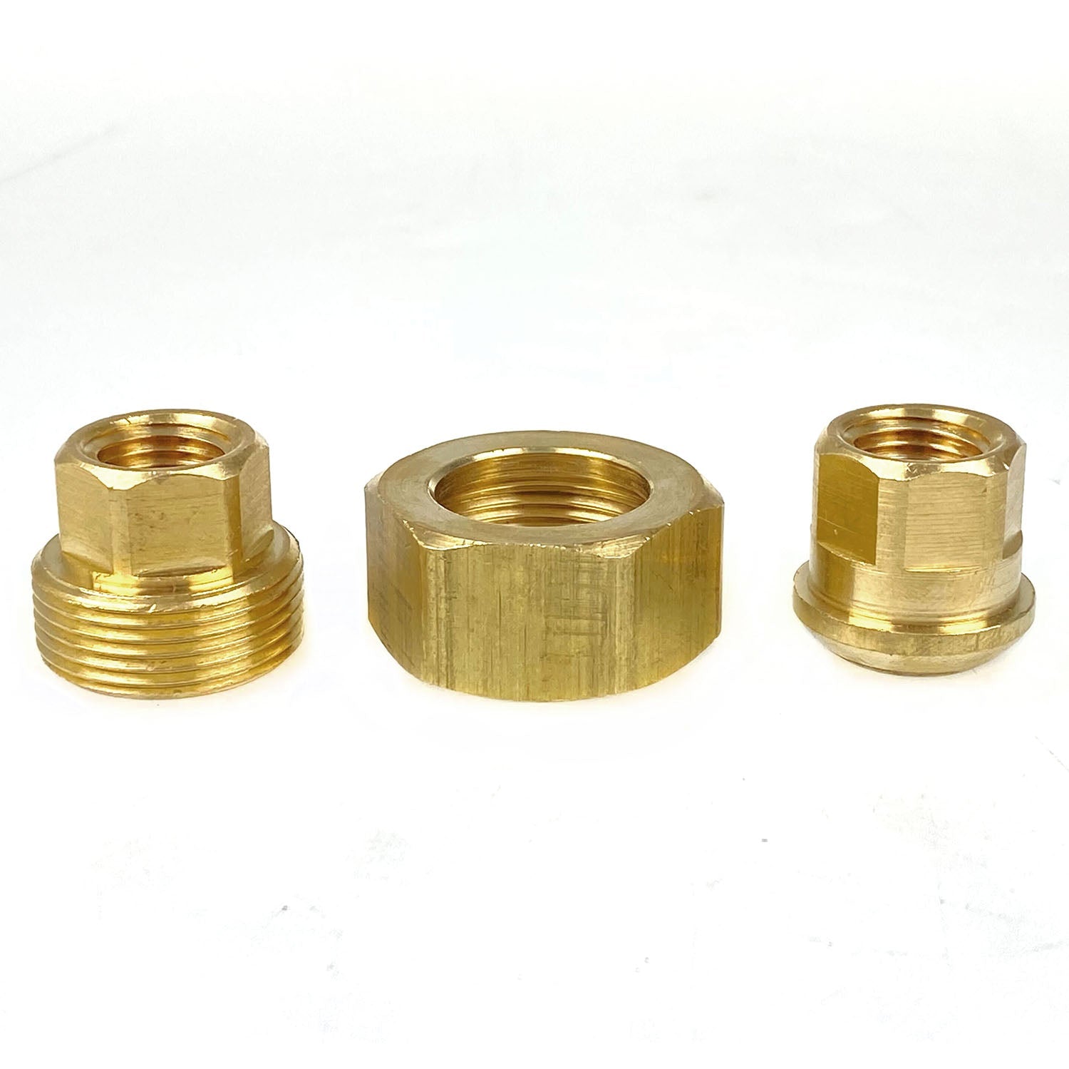  1/4" NPT Female Solid Brass Three Piece Pipe Union Fitting Adapter(Brass 1 4 Union 2 Pc 104c)