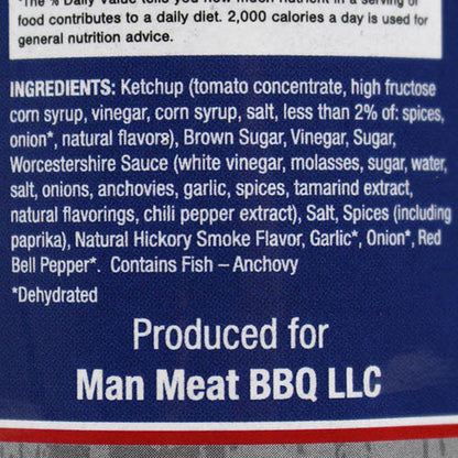  The Real Man Meat BBQ 16 Oz Sweet & Smoky Competition BBQ Sauce 11000-ManMeat(The Real Man Meat Bbq 16 Oz Sweet Smoky Competition Bbq Sauce 11000 Manmeat)