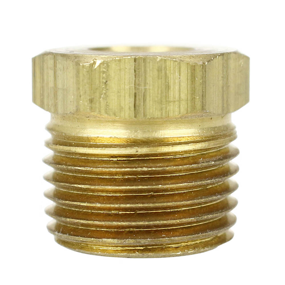  1/2" Male NPT X 1/8" Female NPT Reducer Hex Bushing Brass Pipe Fitting 110FA(Brass 1 2 X 1 8 Bushing Reduer 110fa)
