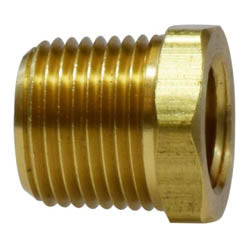  3/4" X 1/2" Male NPTF X Female NPTF Hex Bushing Reducer Solid Brass Pipe Fitting(Brass 3 4 X 1 2 Bushign Reducer 110j)
