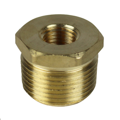  3/4" Male X 1/4" Female NPT Hex Bushing Adapter Pipe Reducer Brass Fitting 110JC(3 4 Male X 1 4 Female Npt Hex Bushing Adapter Pipe Reducer Brass Fitting 110jc)