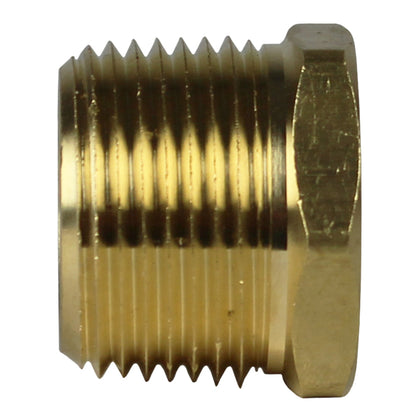  3/4" Male X 1/4" Female NPT Hex Bushing Adapter Pipe Reducer Brass Fitting 110JC(3 4 Male X 1 4 Female Npt Hex Bushing Adapter Pipe Reducer Brass Fitting 110jc)