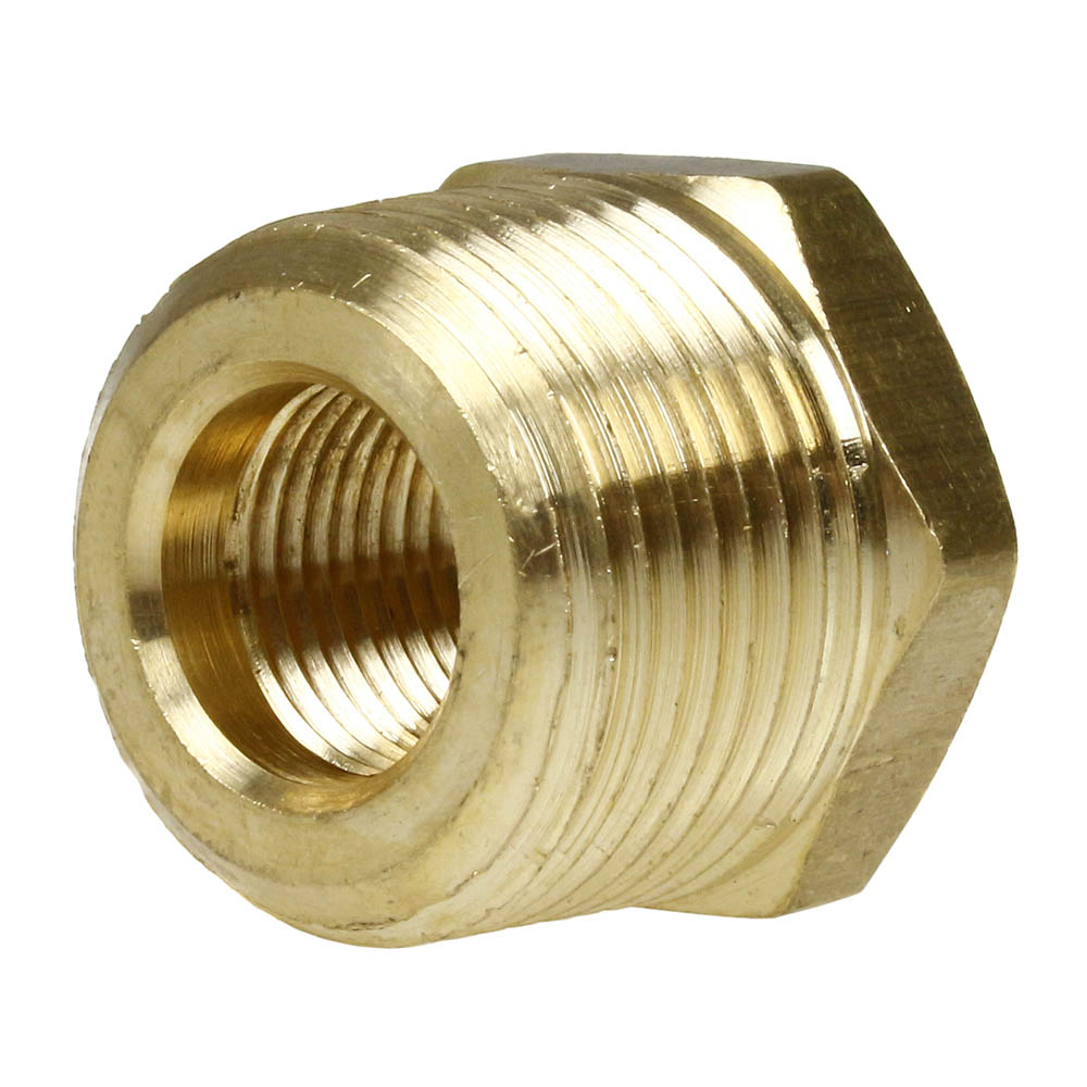  3/4" X 3/8" Male NPTF X Female NPTF Hex Bushing Reducer Solid Brass Pipe Fitting(Brass 3 4 X 3 8 Bushing Reducer 110je)