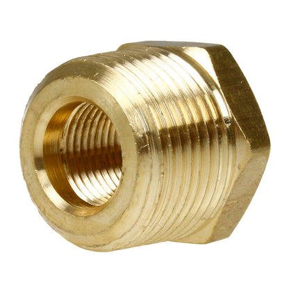  3/4" X 3/8" Male NPTF X Female NPTF Hex Bushing Reducer Solid Brass Pipe Fitting(Brass 3 4 X 3 8 Bushing Reducer 110je)