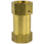  1-1/2" Inch Female NPT In Line Brass Compressed Air Check Valve CIL112112U(1 1 2 Inch Female Npt In Line Brass Compressed Air Check Valve Cil112112u)
