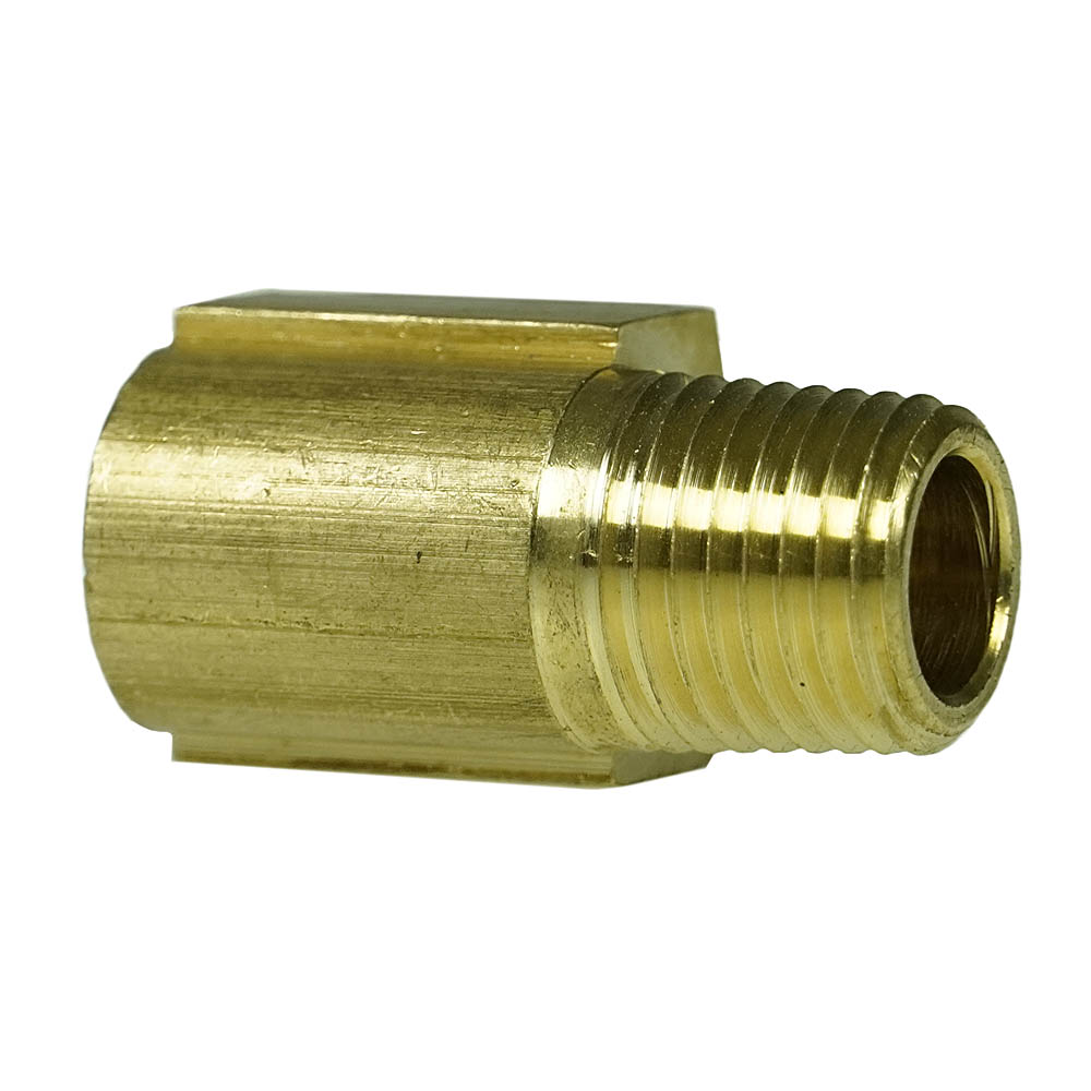  1/4" Short Male NPTF X Female NPTF Barstock Street Elbow Solid Brass Fitting 116SC-97(Brass 1 4 Barstock Elbow 116sc)