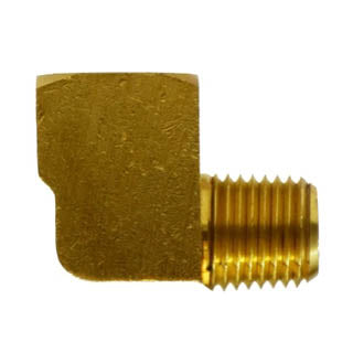  3/4" Male NPTF X Female NPTF 90 Degree Street Elbow Solid Brass Pipe Fitting(Brass 3 4 Street Elbow 116sj)