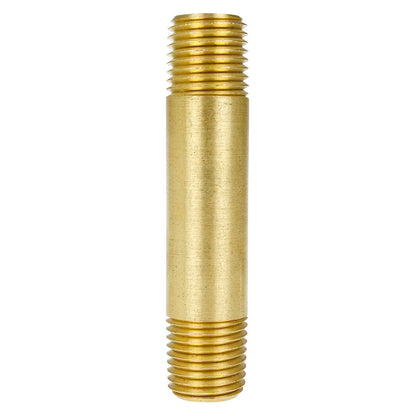  1/4" X 2-1/2" Solid Yellow Brass BR Nipple Extension 1200 PSI Maximum 117C2&1/2(Brass 1 4 X 2 1 2 Br Nipple Extension 117c2 1 2)