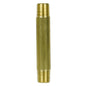  1/4" NPT X 3" Inch Long Solid Yellow Brass Nipple Extension 1200 PSI Max 117C3(Brass 1 4 X 3 In Nipple Extension 117c3)